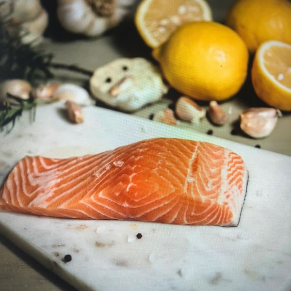 Salmón Premium Porcionado Sin Piel | Congelado Kg